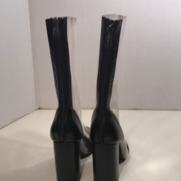 Cape Robbin Clear and Black Boots - Picture 3 of 8